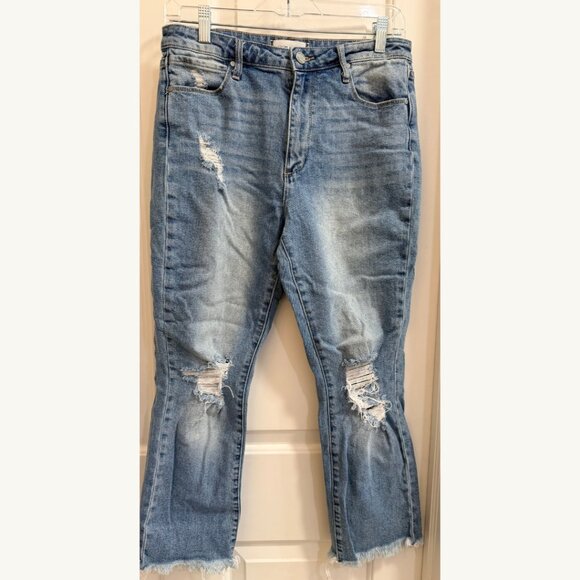 Articles of Society Distressed Light Wash Jeans - Picture 1 of 10